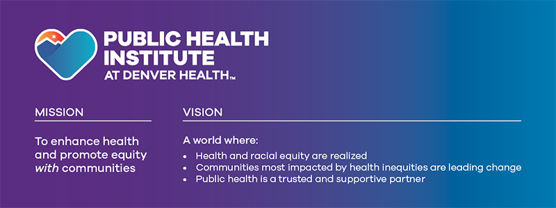 Public Health Institute at Denver Health Mission and Vision image